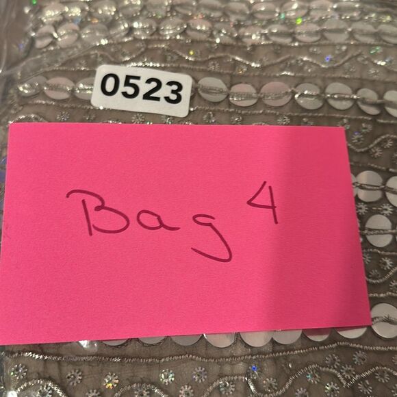 NWT Evening Scala Handmade Silk & Sequined Dress Sz 6 - Picture 14 of 14